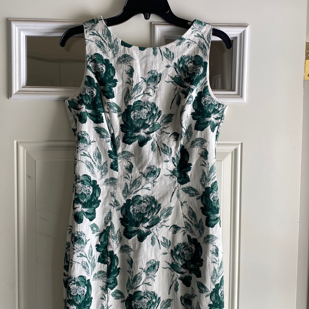 Green and cream Eva Mended New York & Co. dress